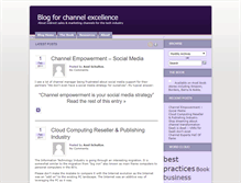 Tablet Screenshot of channelexcellence.com